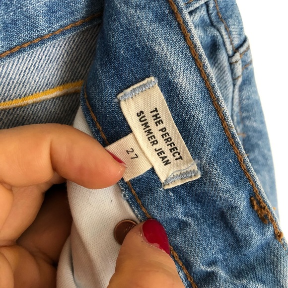 Madewell Perfect Summer Jean Strawberry 